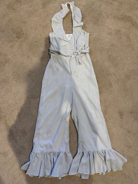 Likely White  with Black Polka Dots jumpsuit